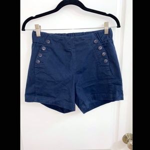 High Waisted Shorts | Navy | Never Worn